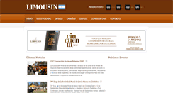 Desktop Screenshot of limousin.org.ar